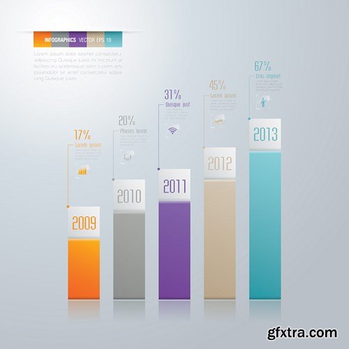 Collection of infographics vol.86, 25xEPS