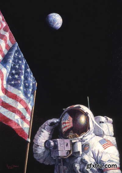 Alan Bean, Astronaut & Painter 197xJPG