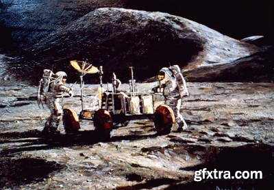 Alan Bean, Astronaut & Painter 197xJPG