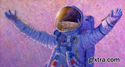 Alan Bean, Astronaut & Painter 197xJPG