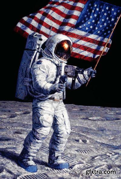 Alan Bean, Astronaut & Painter 197xJPG