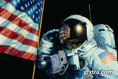 Alan Bean, Astronaut & Painter 197xJPG