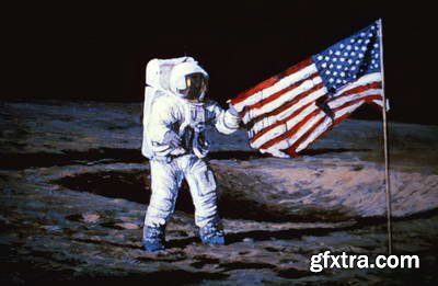 Alan Bean, Astronaut & Painter 197xJPG