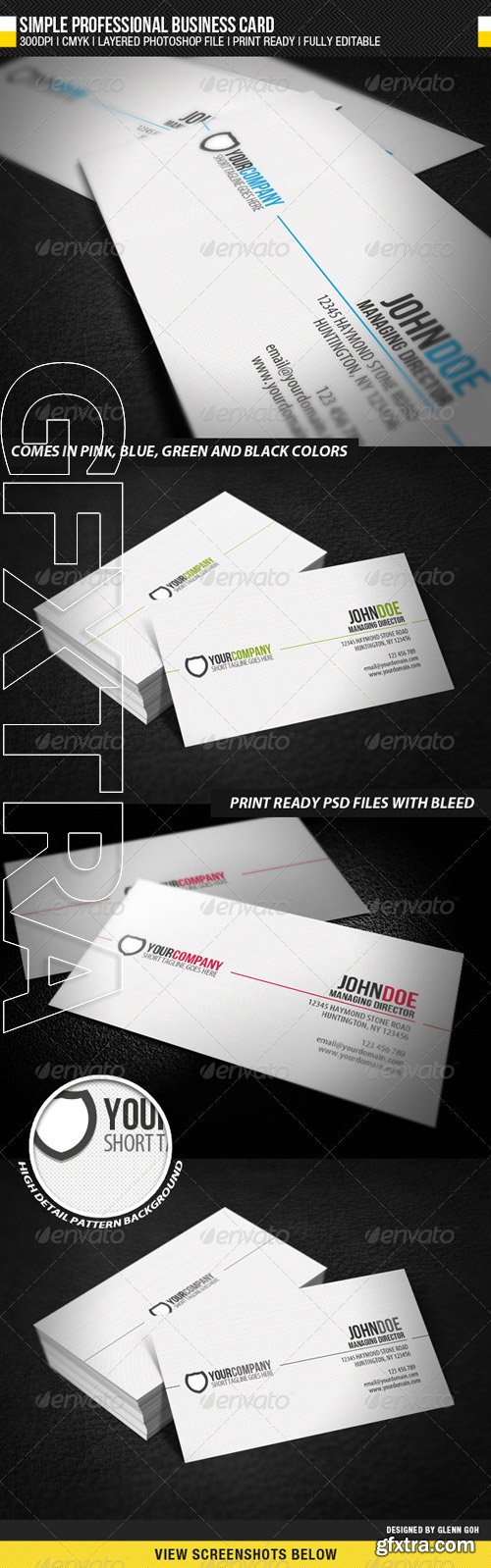 GraphicRiver - Simple Professional Business Card