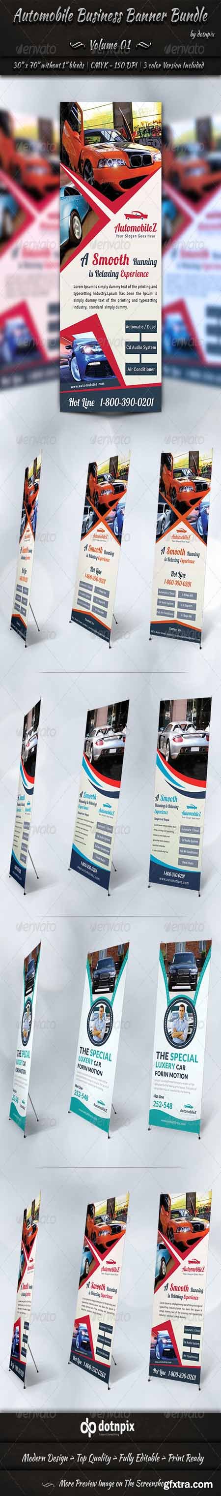 GraphicRiver - Automobile Business Banner Bundle | Volume 1