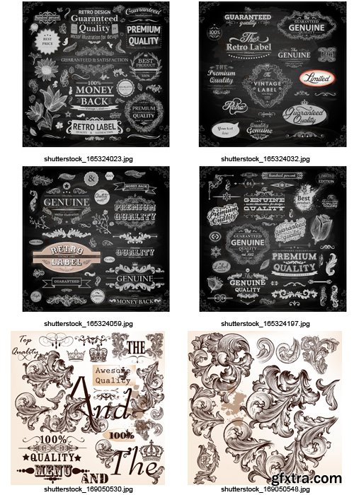 Amazing SS - Calligraphic Elements 5, 25xEPS