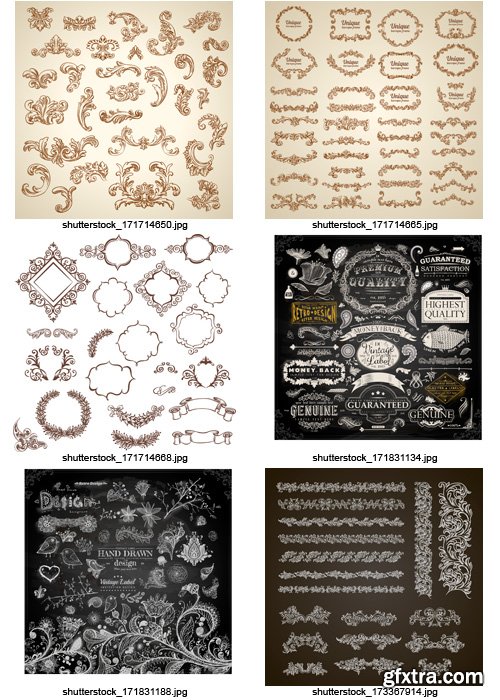 Amazing SS - Calligraphic Elements 5, 25xEPS