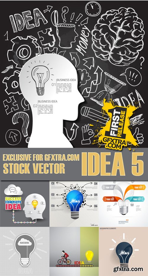 Stock Vectors - Idea 5, 25xEps