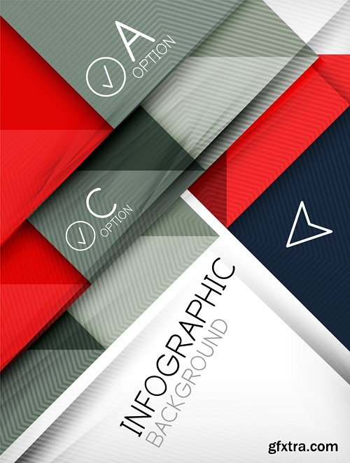 Abstract Backgrounds & Infographics Collection 3, 25xEPS