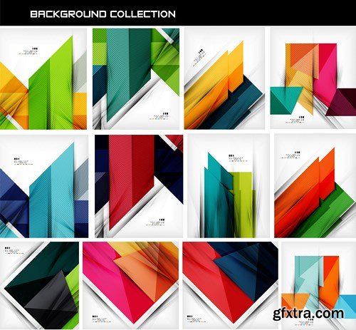 Abstract Backgrounds & Infographics Collection 3, 25xEPS