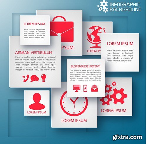 Collection of infographics vol.87, 25xEPS