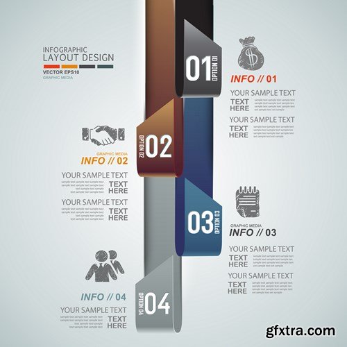 Collection of infographics vol.87, 25xEPS