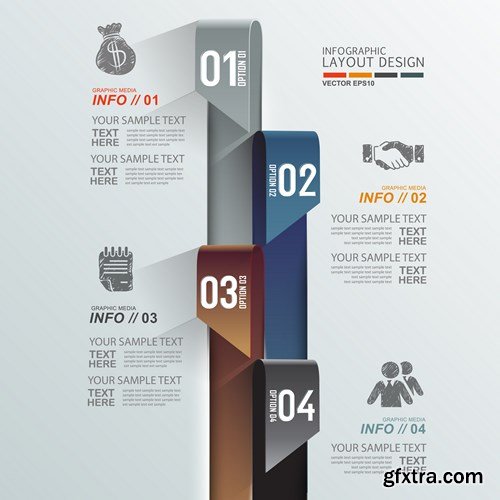 Collection of infographics vol.87, 25xEPS