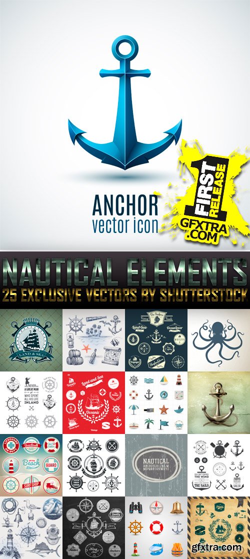 Amazing SS - Nautical Elements 4, 25xEPS