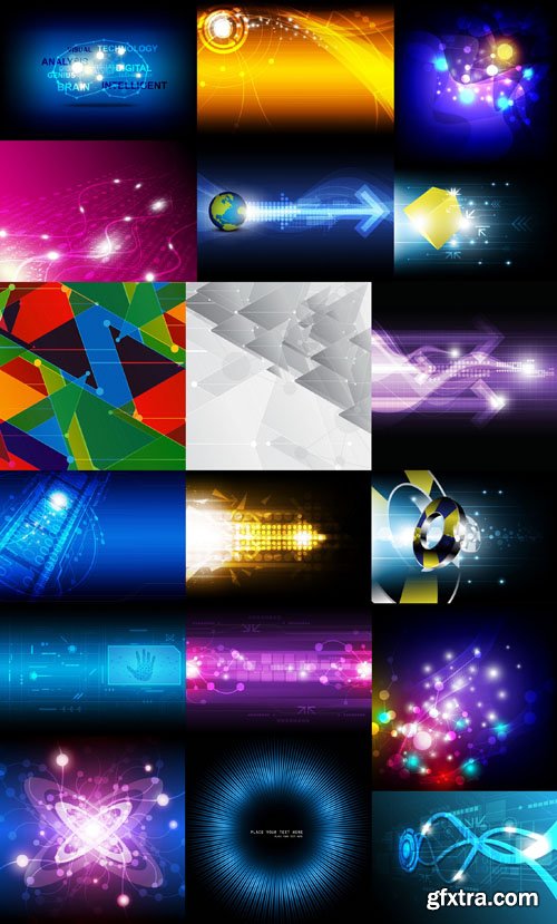 Collection of Vector Abstract Backgrounds Vol.85, 25xEPS