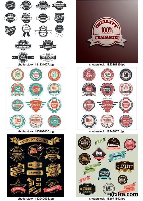 Amazing SS - Badges & Stickers 9, 25xEPS