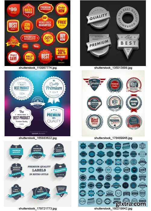 Amazing SS - Badges & Stickers 9, 25xEPS