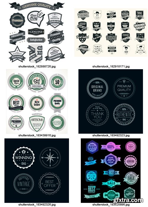 Amazing SS - Badges & Stickers 9, 25xEPS