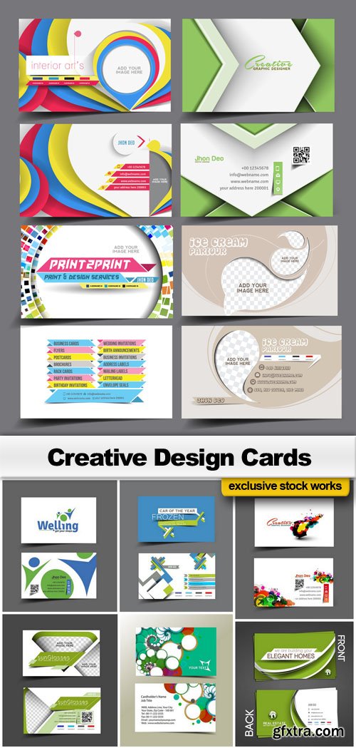 Creative Design Cards Collection - 25 EPS