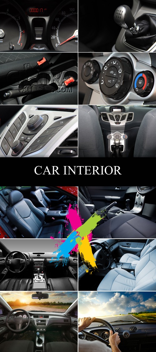 Stock Photo - Modern Car Interior