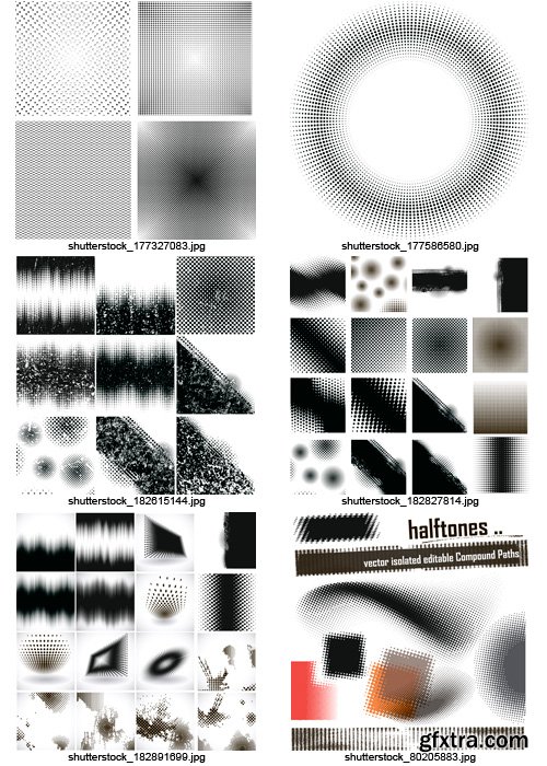 Amazing SS - Halftone Elements, 25xEPS