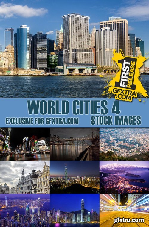 Stock Photos - World Cities 4, 25xJpg