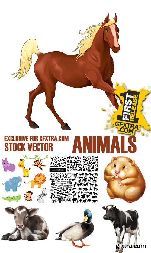 Stock Vectors - Animals, 38xEps!