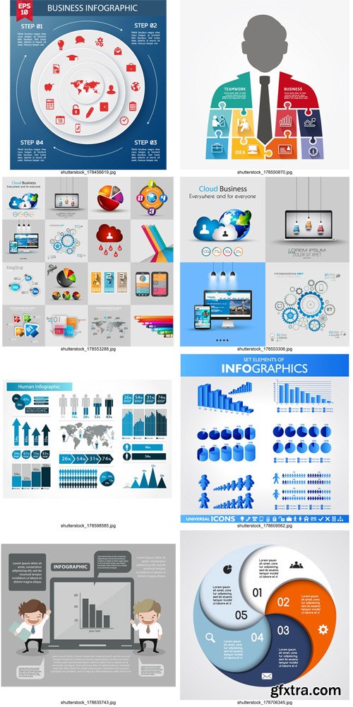 Shutterstock - Business Infographic, 25xEps