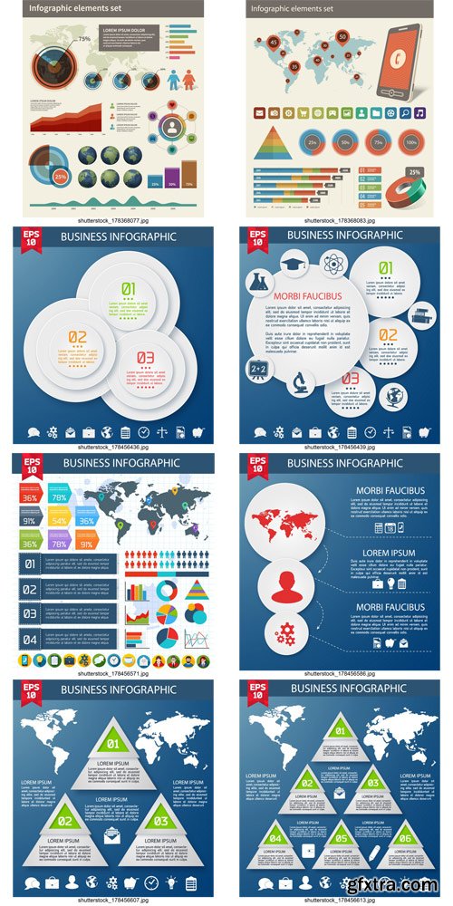 Shutterstock - Business Infographic, 25xEps