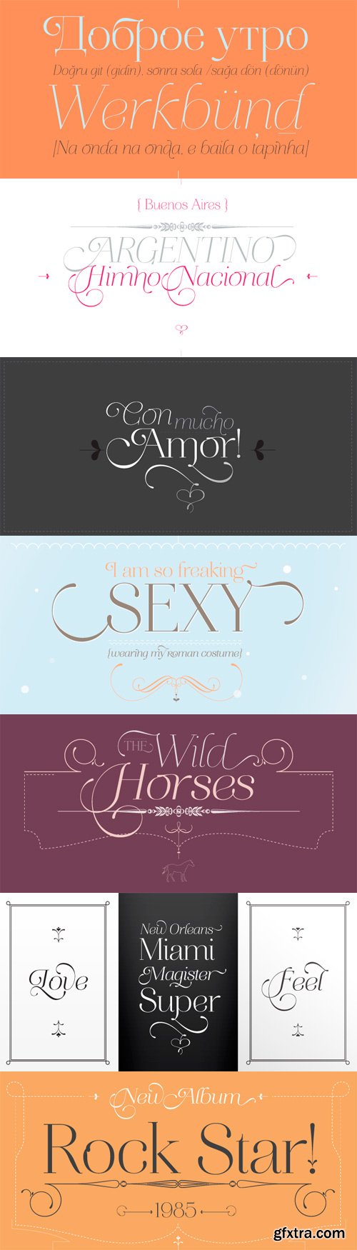 Aire Font Family - 9 Fonts for $273