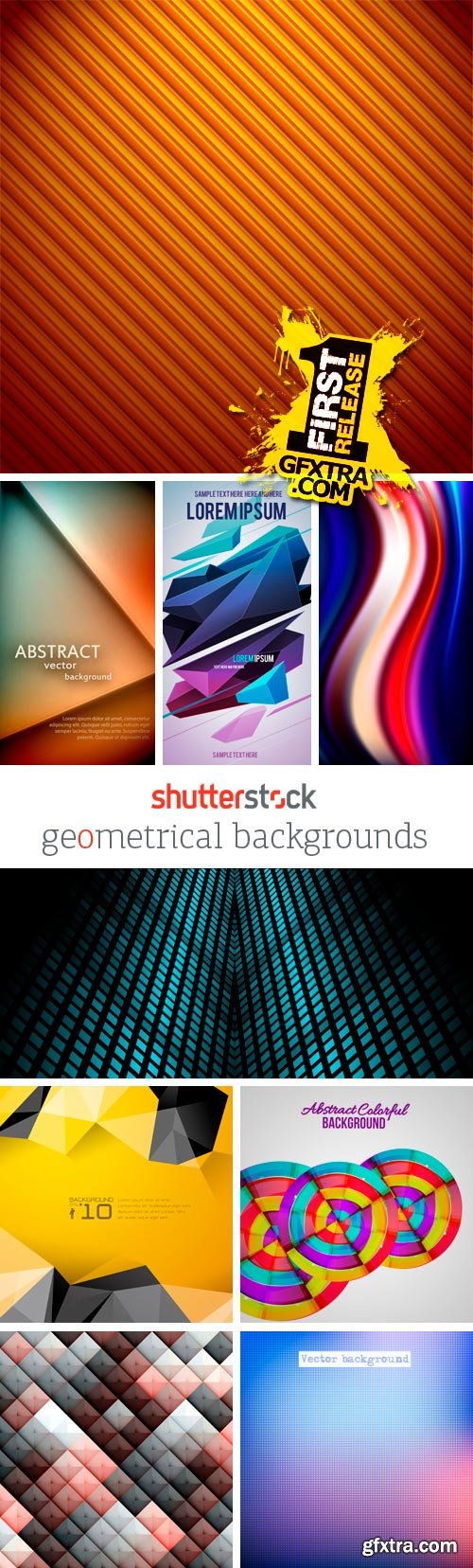 Amazing SS - Geometrical Backgrounds, 25xEPS