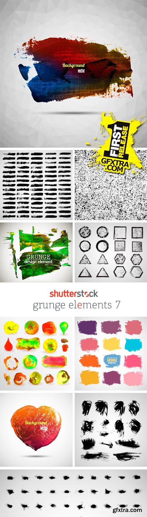 Amazing SS - Grunge Elements (vol.7), 25xEPS