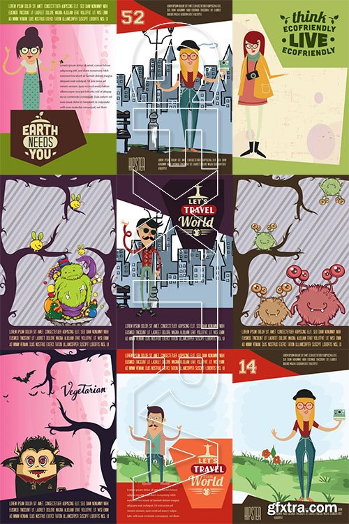 Characters Vectors Pack 5