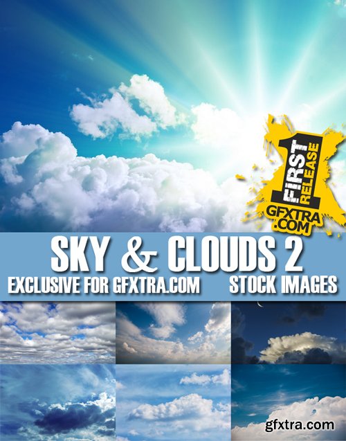 Stock Photos - Sky and Clouds 2, 25xJpg