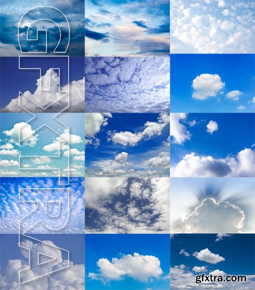 Stock Photos - Sky and Clouds 2, 25xJpg