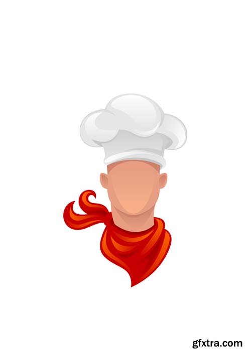 Chef and cooking, 26xEPS