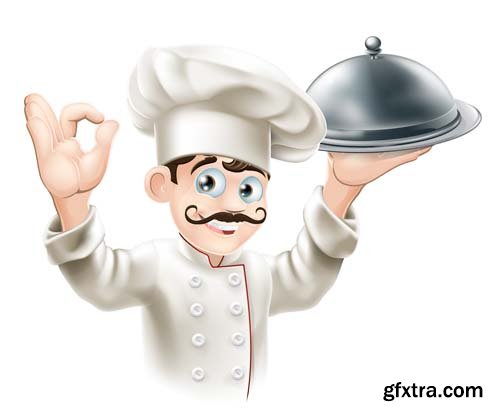 Chef and cooking, 26xEPS