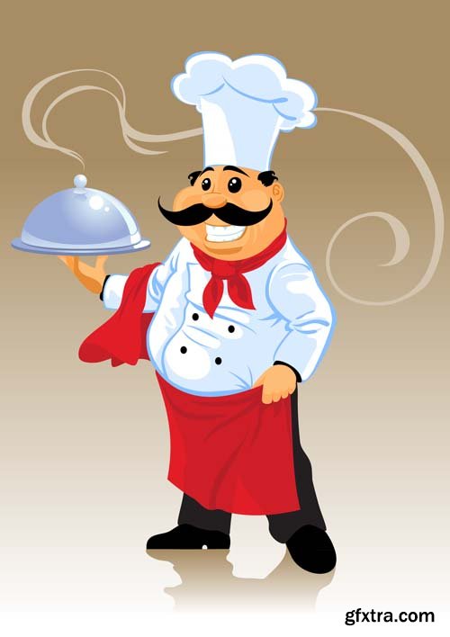 Chef and cooking, 26xEPS