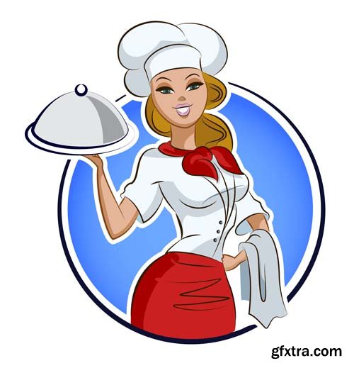 Chef and cooking, 26xEPS