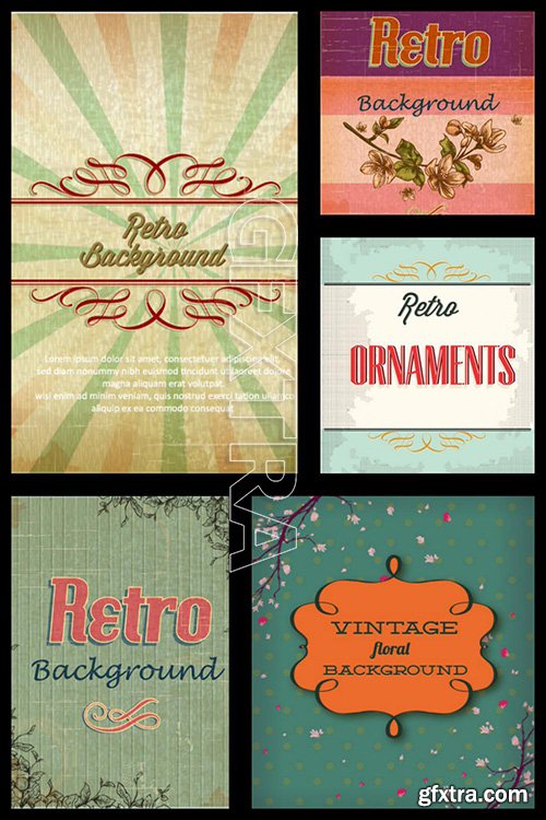 Retro Vectors Pack 6