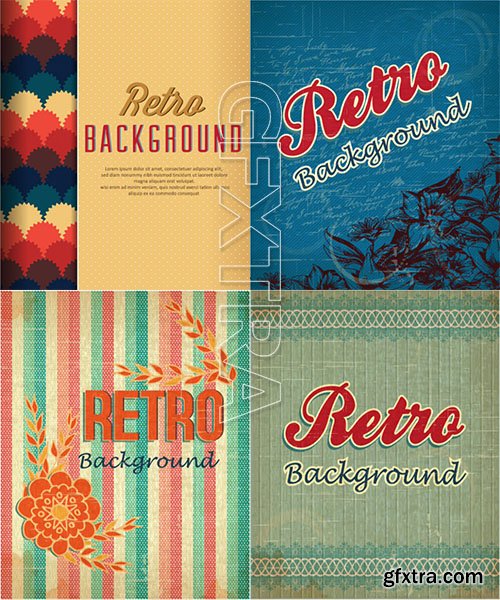 Retro Vectors Pack 9