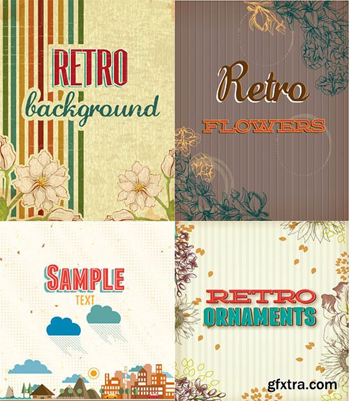 Retro Vectors Pack 10