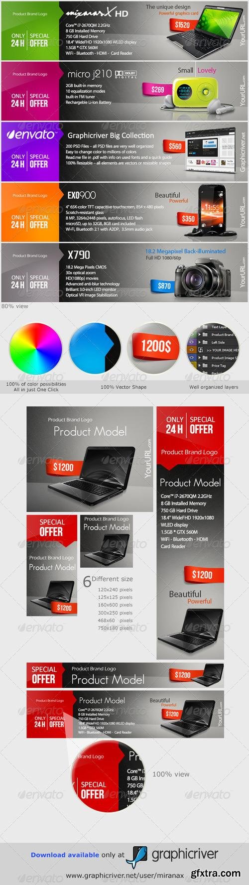 GraphicRiver - Web Marketing Banners & Advertise - PSD Templates - 2772833