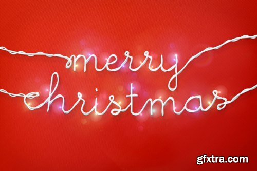 3D Christmas Text Effects 1