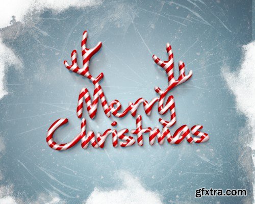 3D Christmas Text Effects 4