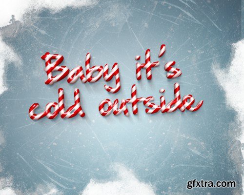 3D Christmas Text Effects 4