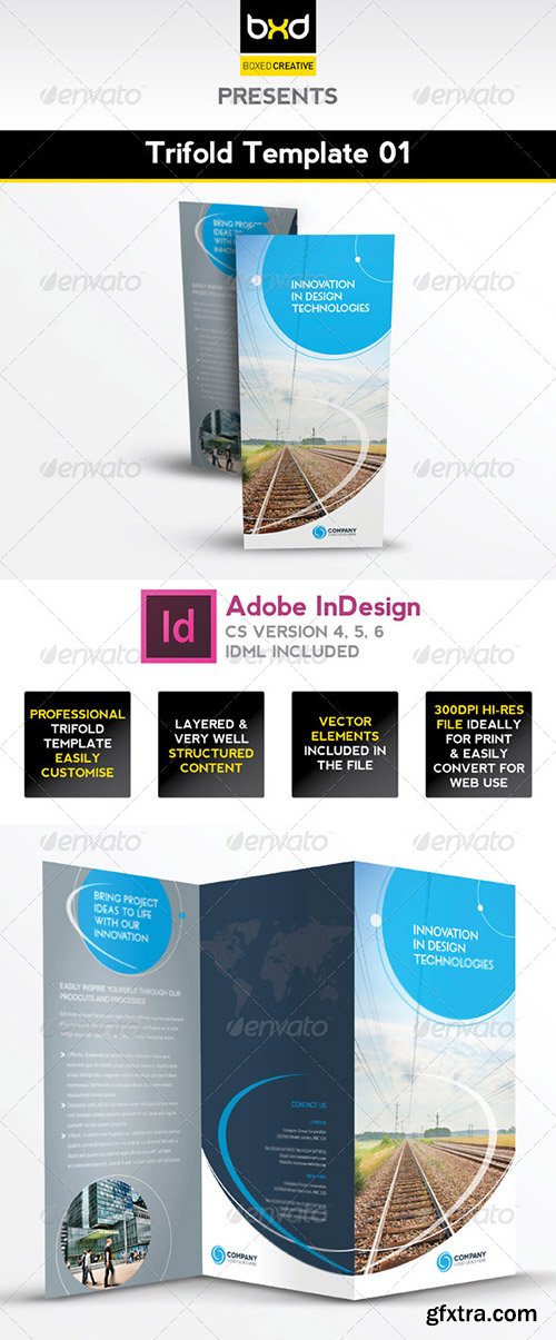 GraphicRiver Trifold Brochure Template 01 - InDesign Layout 4476765