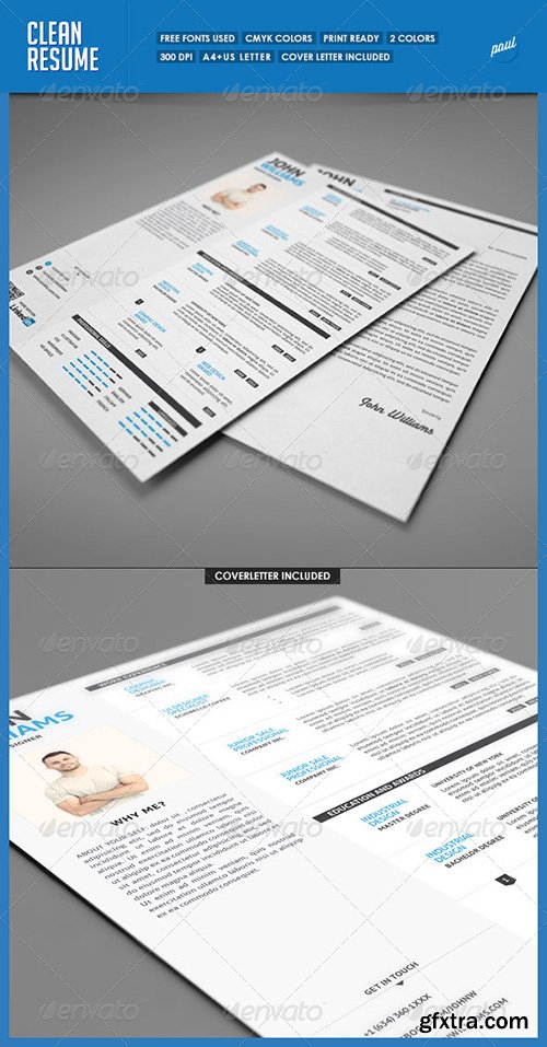 GraphicRiver Clean Resume Vol.1 5282934