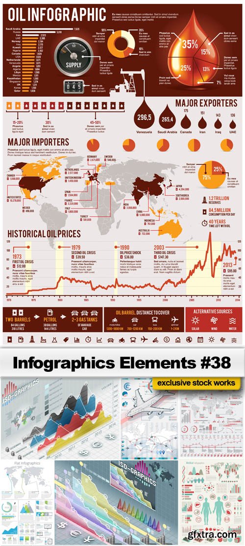 Infographics Elements #38 - 25 EPS