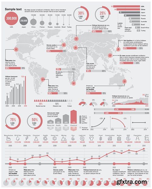 Infographics Elements #38 - 25 EPS